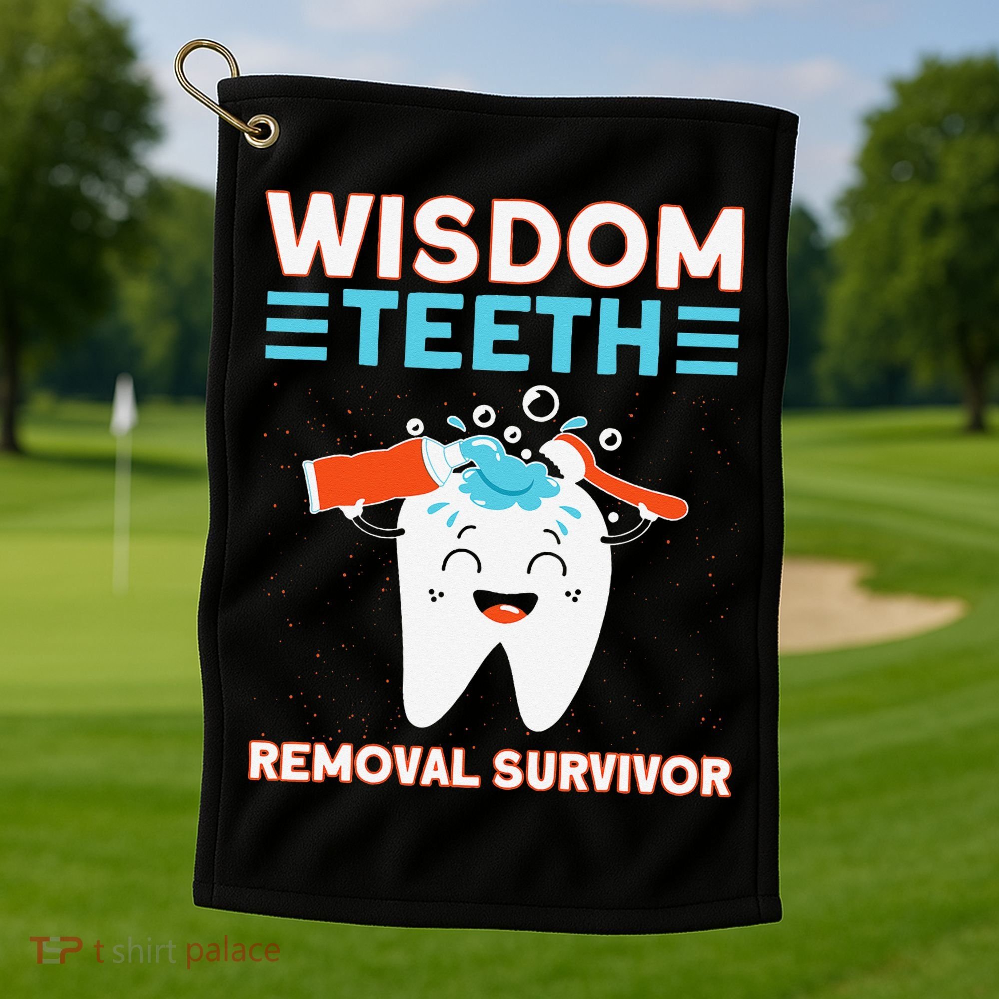 Wisdom Teeth Removal Survivor Patient Wisdom Tooth Golf Towel