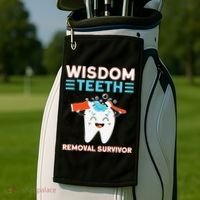 Wisdom Teeth Removal Survivor Patient Wisdom Tooth Golf Towel thumb 2