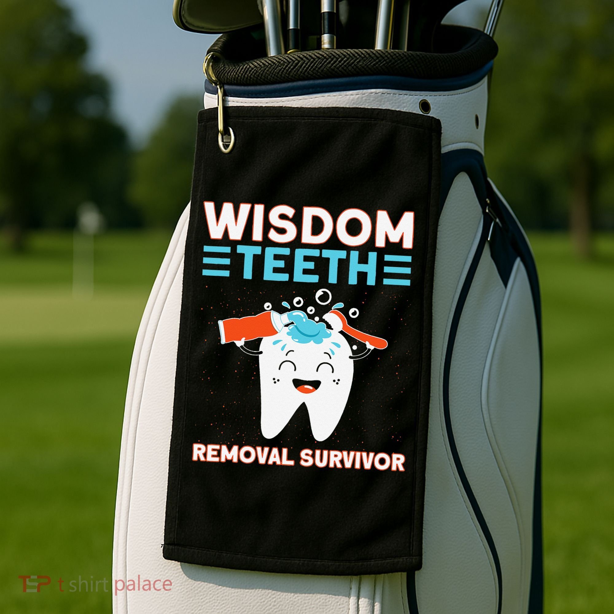 Wisdom Teeth Removal Survivor Patient Wisdom Tooth Golf Towel