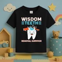 Wisdom Teeth Removal Survivor Patient Wisdom Tooth Toddler T-Shirt thumb 3