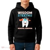 Wisdom Teeth Removal Survivor Patient Wisdom Tooth Kids Hoodie thumb 4