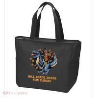 Will Trade Sister For Turkey Thanksgiving Tote Bag thumb 3