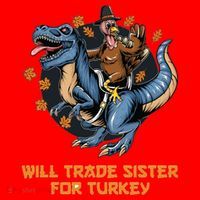 Will Trade Sister For Turkey Thanksgiving Santa Hat thumb 1