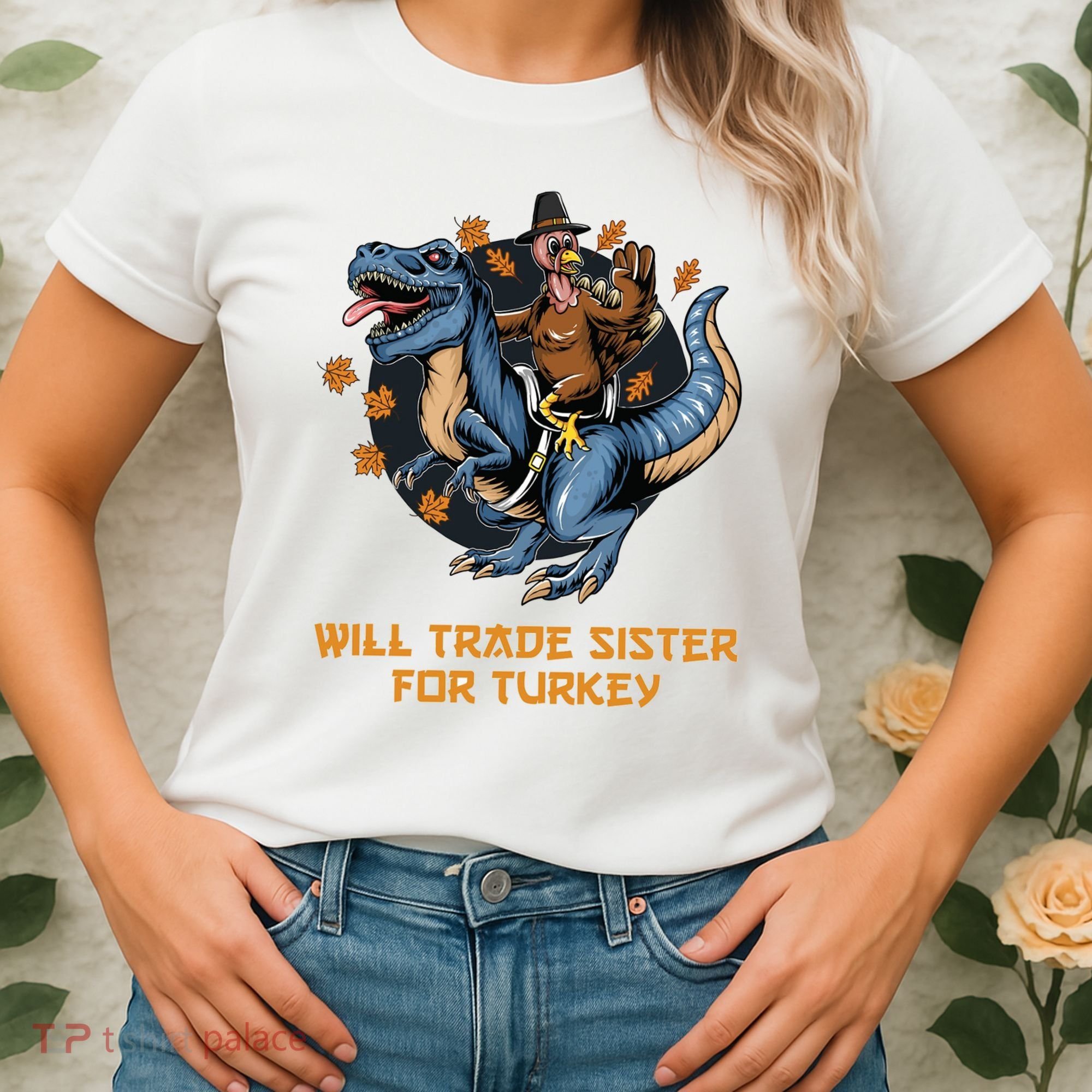 Will Trade Sister For Turkey Thanksgiving Women's T-Shirt