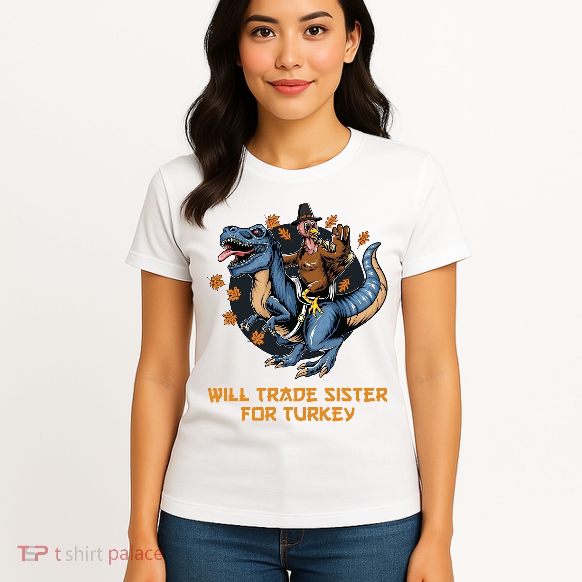 Will Trade Sister For Turkey Thanksgiving Women's T-Shirt