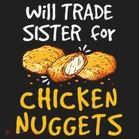 Will Trade Sister For Chicken Nuggets Hat thumb 2