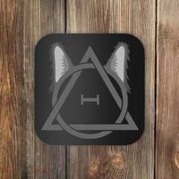 Wolf Therian Symbol Coaster thumb 0