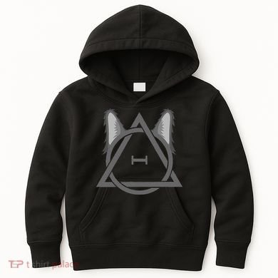 Wolf Therian Symbol Kids Hoodie