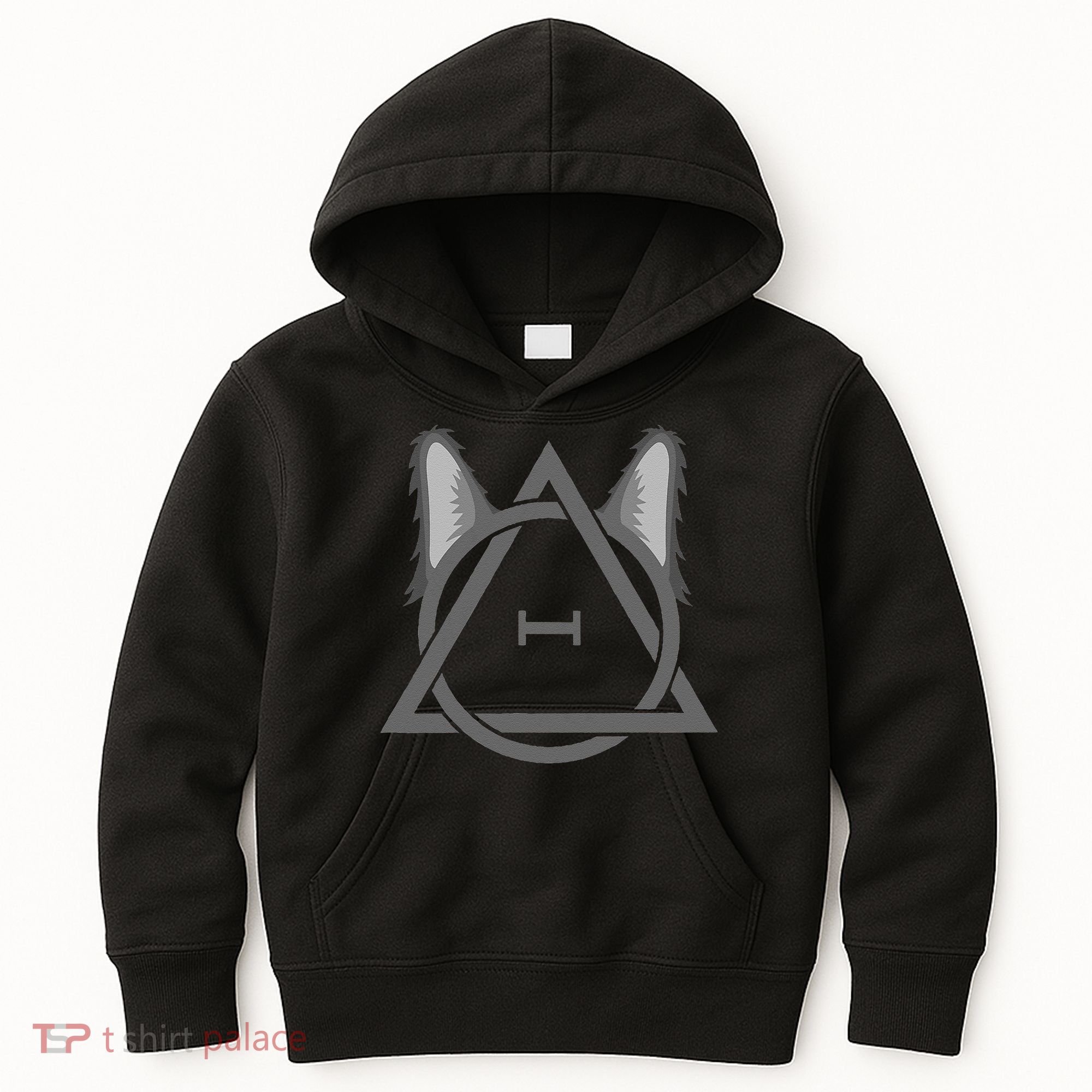 Wolf Therian Symbol Kids Hoodie