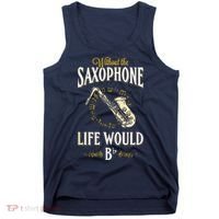 Without The Saxophone Life Would Bb Tank Top thumb 0