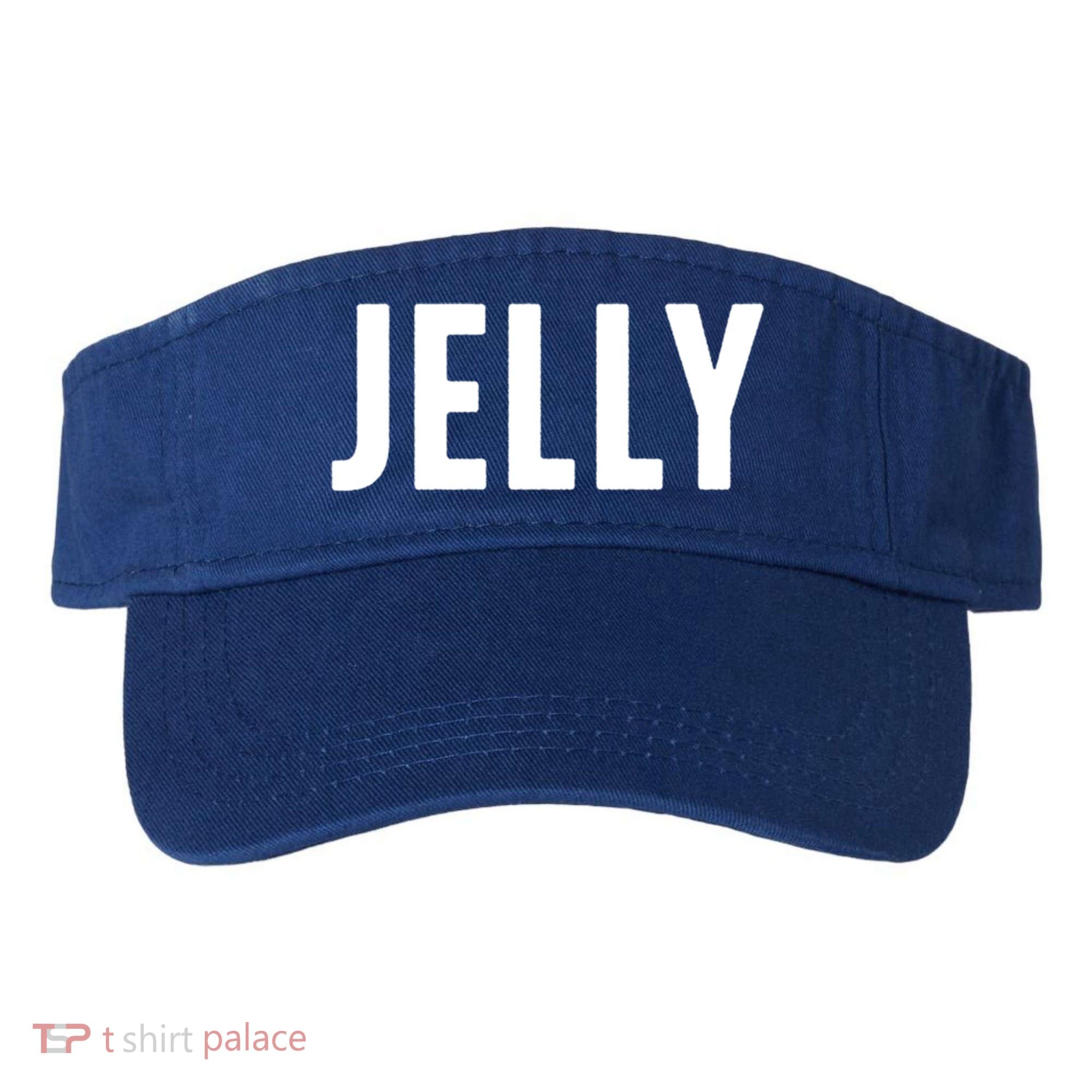 Word That Say Jelly For Peanut Butter And Jelly Couple Gift Visor