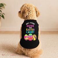 Will Trade Sister For Easter Candy Eggs Doggie Tank thumb 2