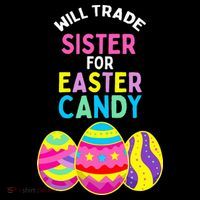 Will Trade Sister For Easter Candy Eggs USA-Made Doggie Bandana thumb 2