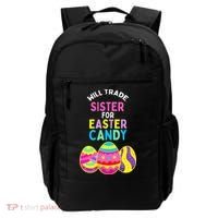 Will Trade Sister For Easter Candy Eggs Backpack thumb 0