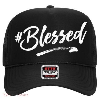 Word That Say Hashtag Blessed Inspiring Religious Faith Hat