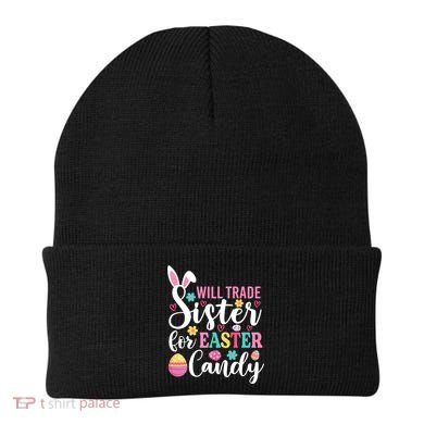 Will Trade Sister For Easter Candy Great Gift Easter Day Gift Beanie