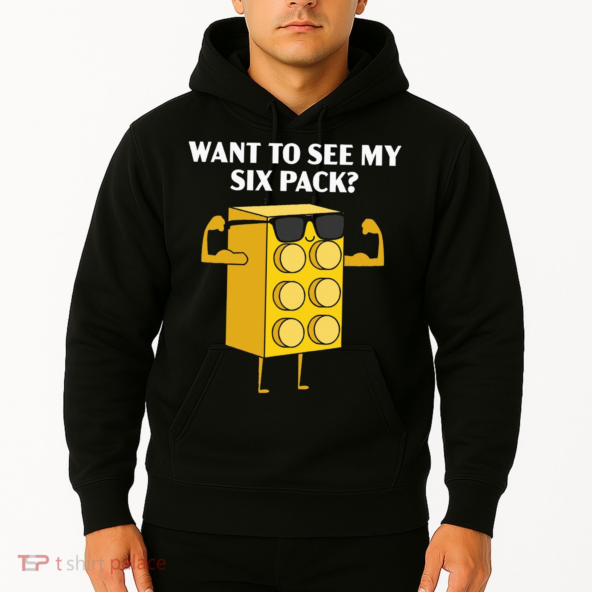 Want To See My Six Pack Bricks Lover Master Builder Hoodie