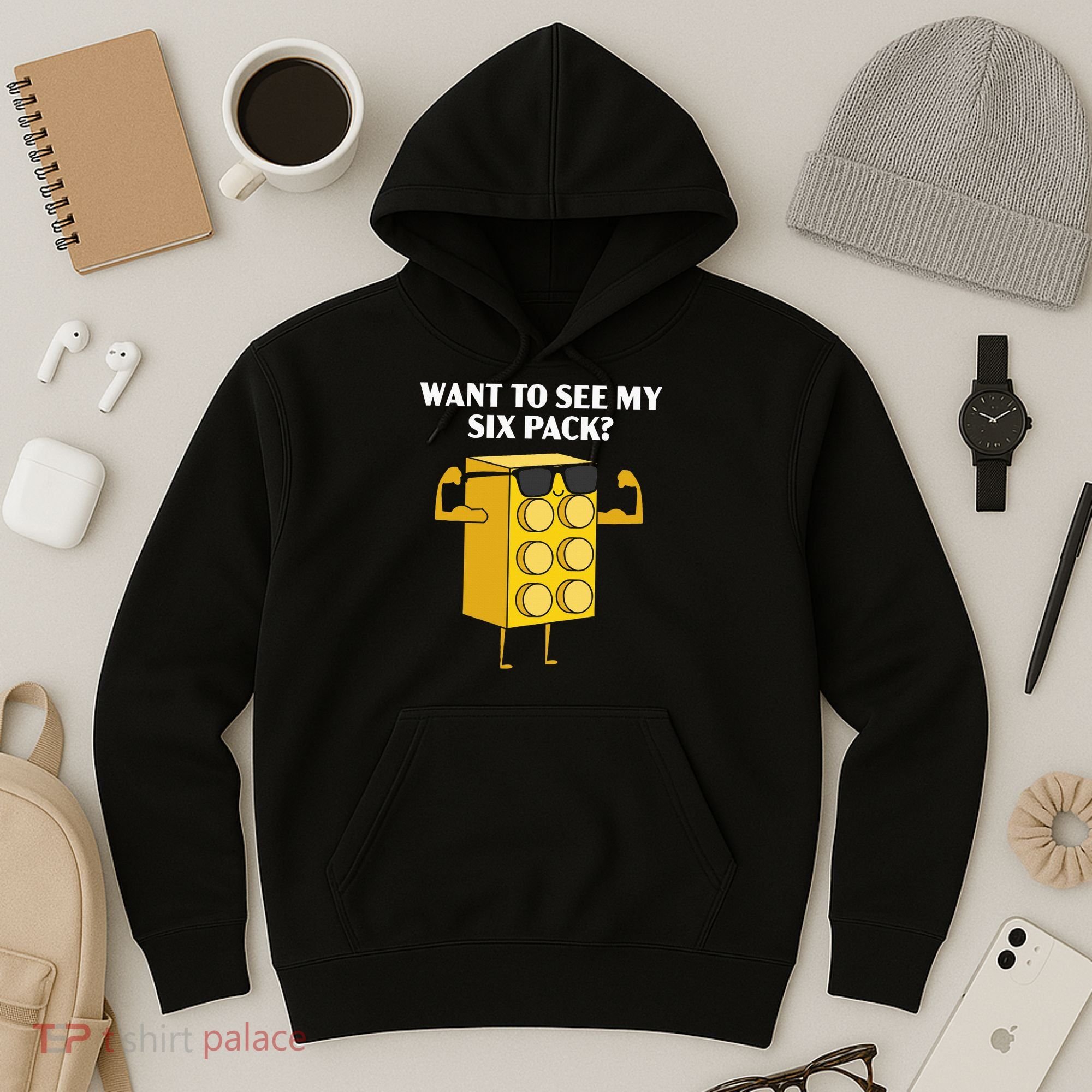 Want To See My Six Pack Bricks Lover Master Builder Hoodie