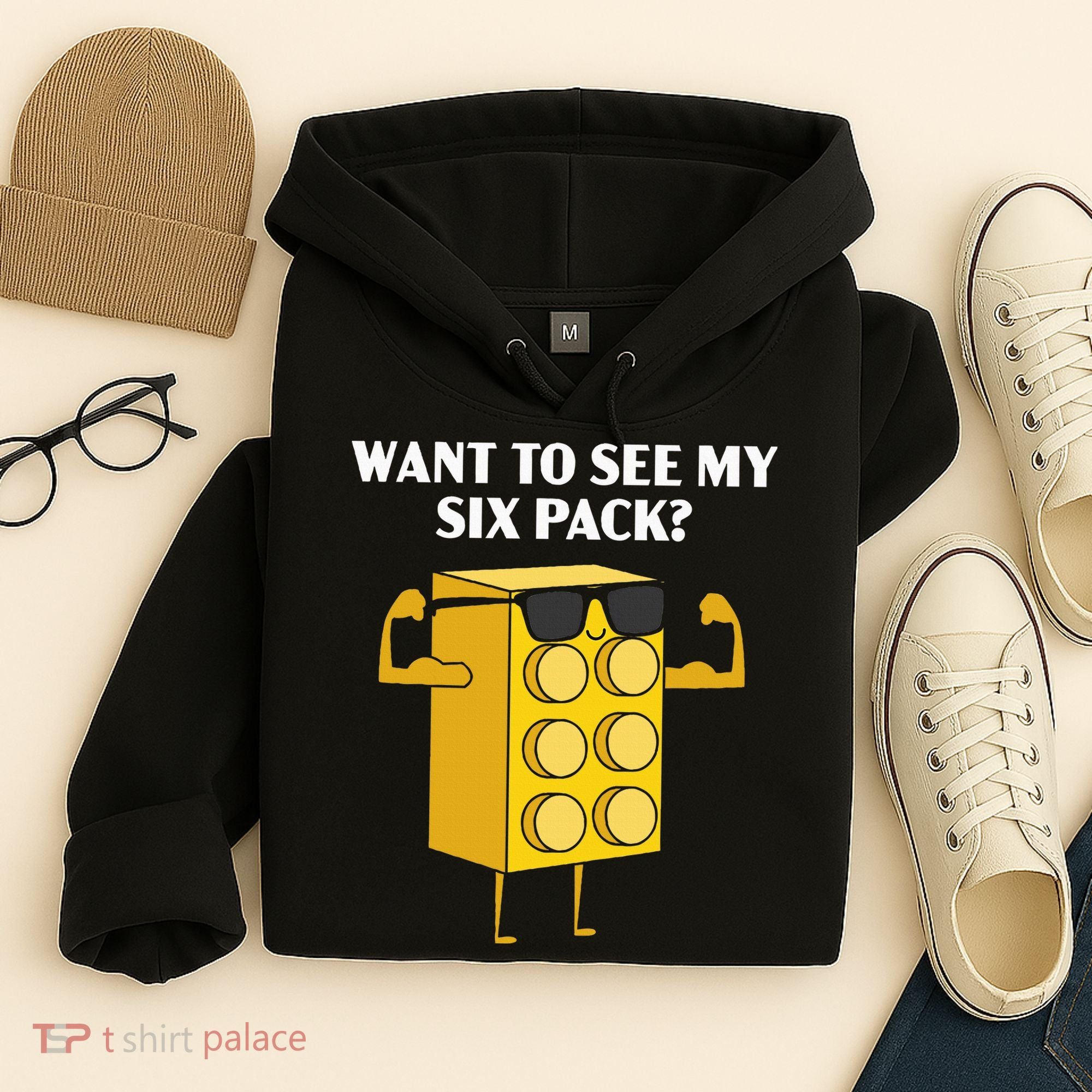 Want To See My Six Pack Bricks Lover Master Builder Hoodie