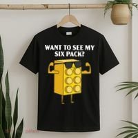 Want To See My Six Pack Bricks Lover Master Builder T-Shirt thumb 2
