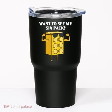 Want To See My Six Pack Bricks Lover Master Builder Tumbler