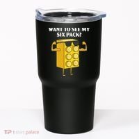Want To See My Six Pack Bricks Lover Master Builder Tumbler thumb 0