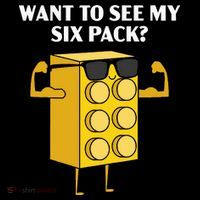 Want To See My Six Pack Bricks Lover Master Builder Ornament thumb 1
