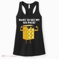 Want To See My Six Pack Bricks Lover Master Builder Women's Tank Top thumb 0
