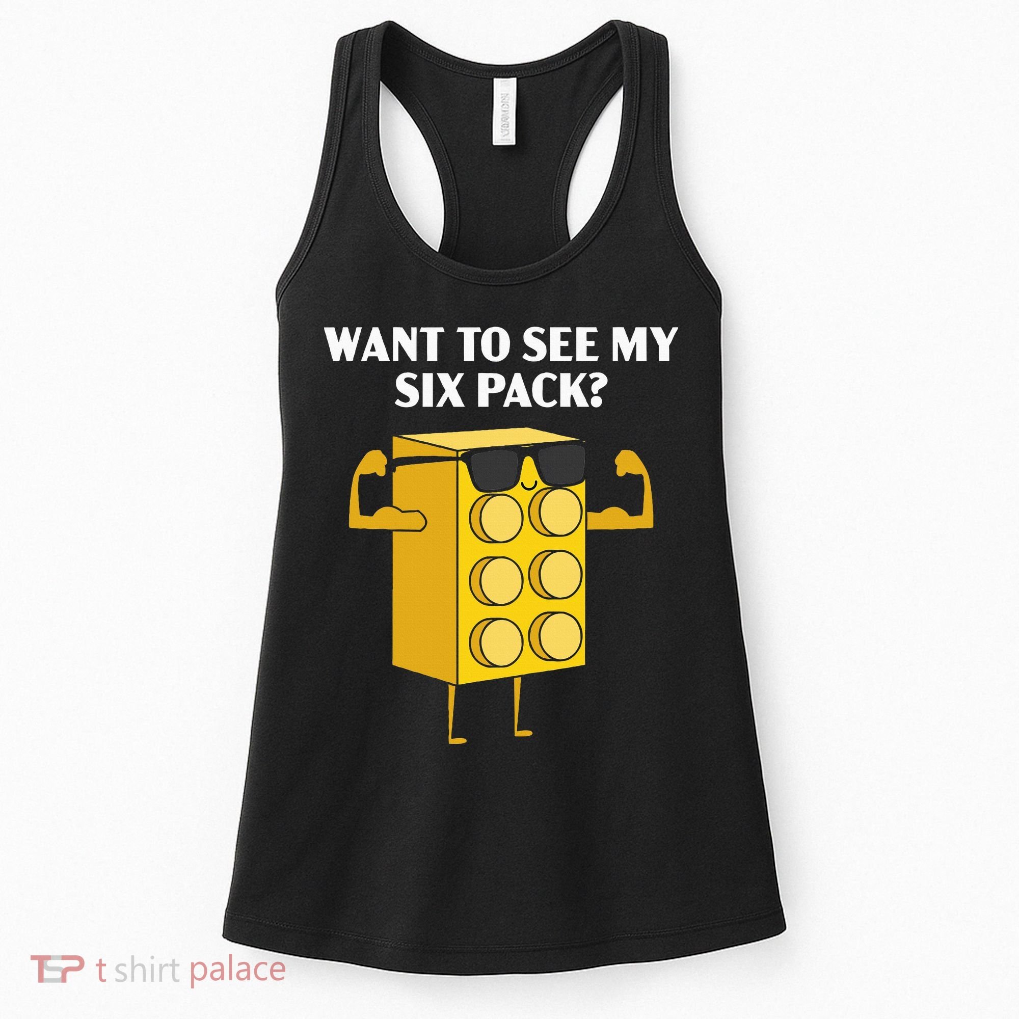 Want To See My Six Pack Bricks Lover Master Builder Women's Tank Top