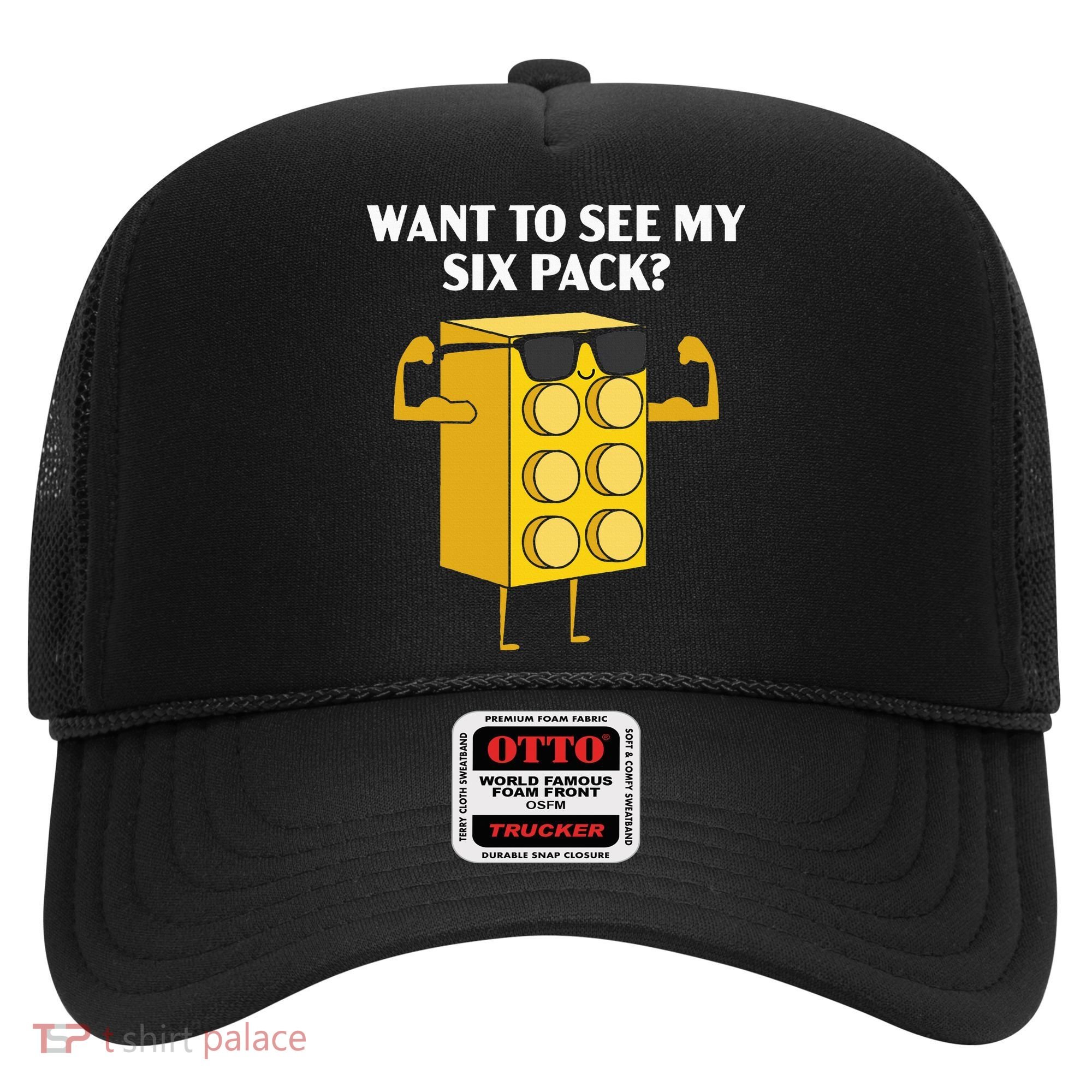 Want To See My Six Pack Bricks Lover Master Builder Hat