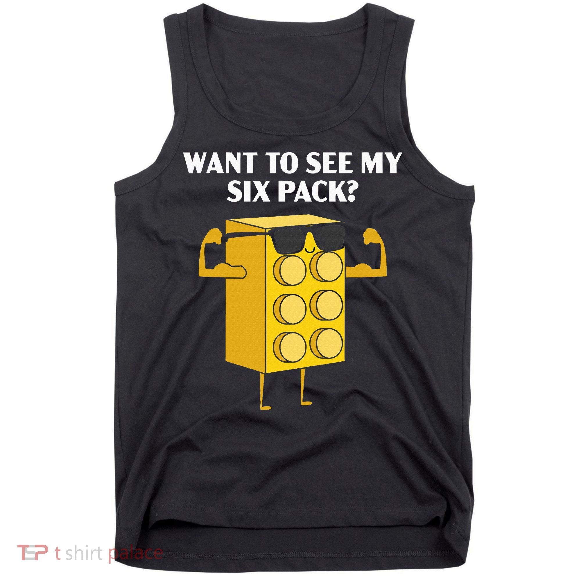 Want To See My Six Pack Bricks Lover Master Builder Tank Top