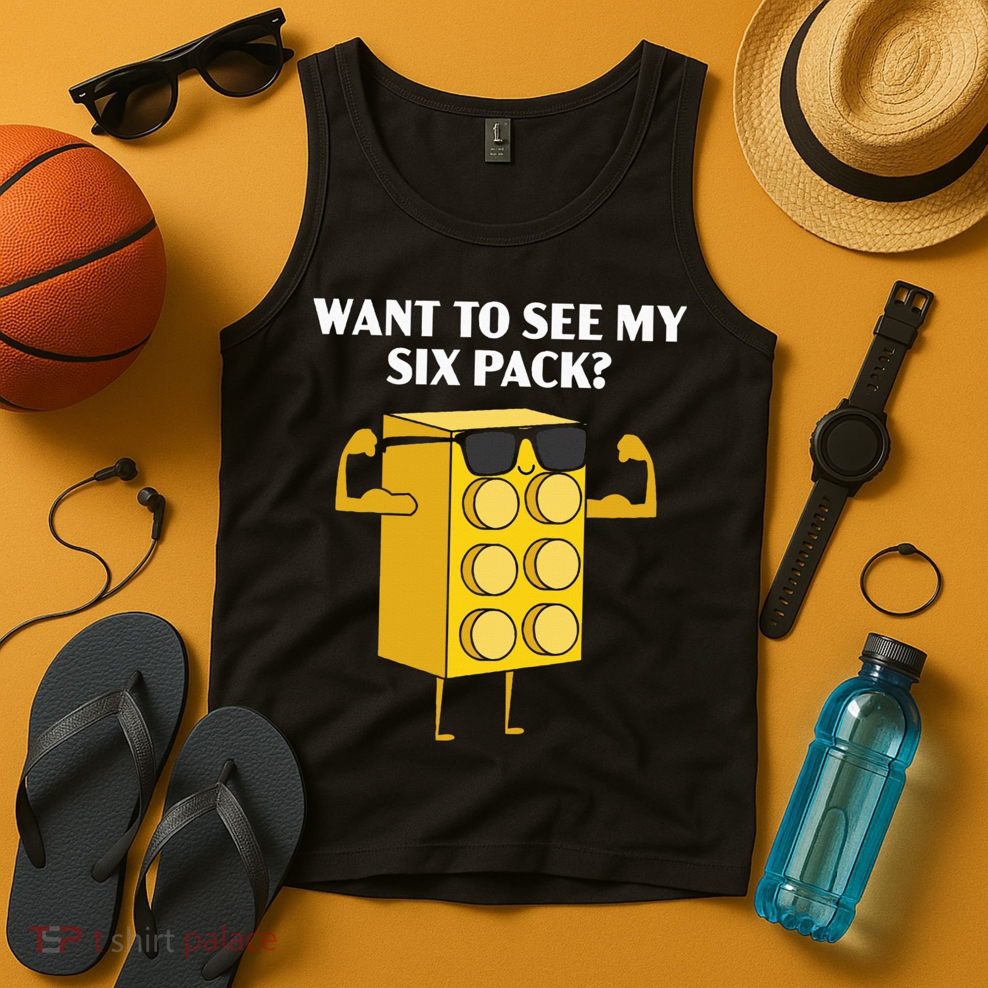 Want To See My Six Pack Bricks Lover Master Builder Tank Top