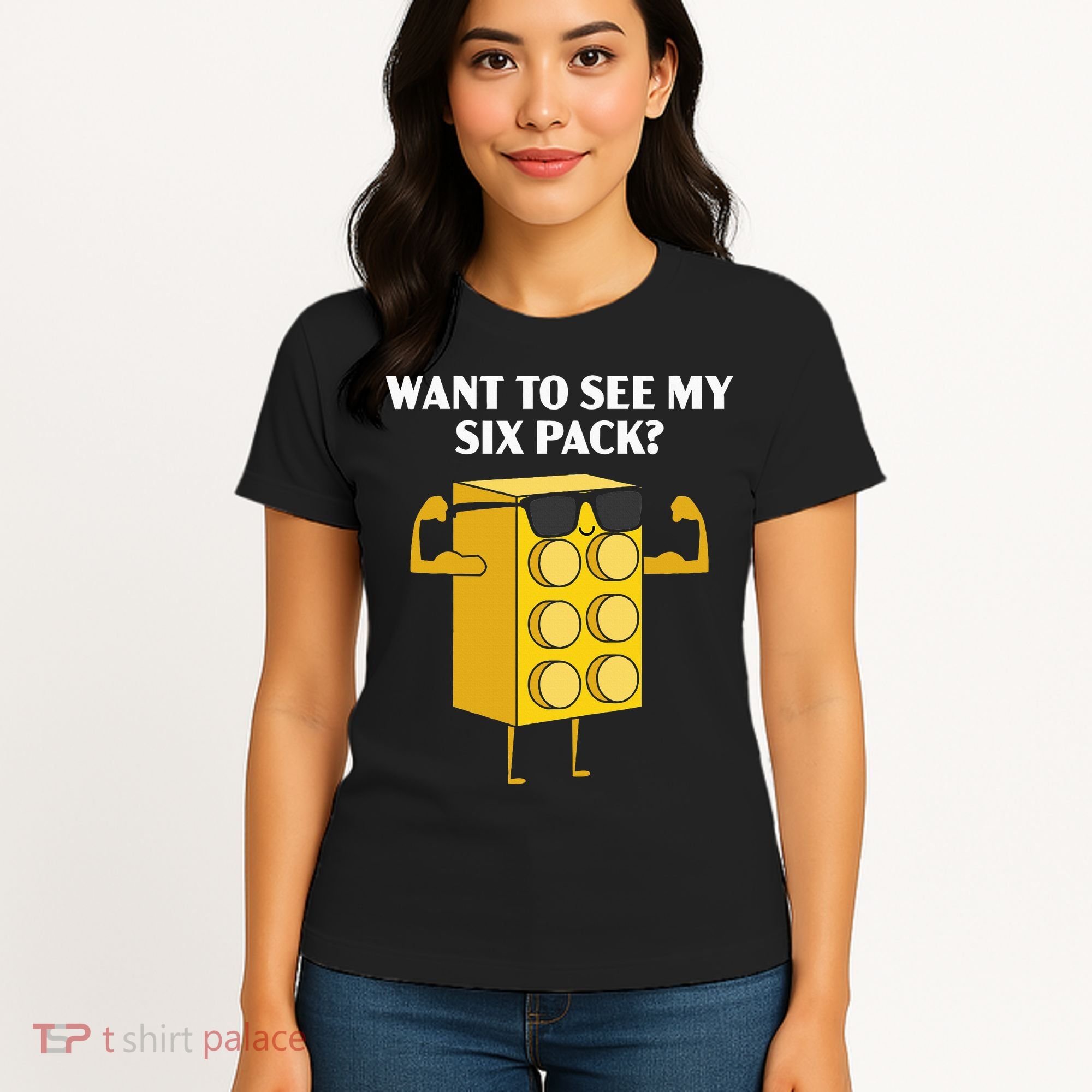 Want To See My Six Pack Bricks Lover Master Builder Women's T-Shirt
