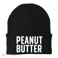 Word That Say Peanut Butter Peanut Butter And Jelly Couple Gift Beanie thumb 0