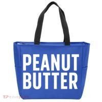 Word That Say Peanut Butter Peanut Butter And Jelly Couple Gift Tote Bag thumb 0