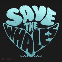 Whale Tail Save The Whales Long Sleeve Shirt thumb 2