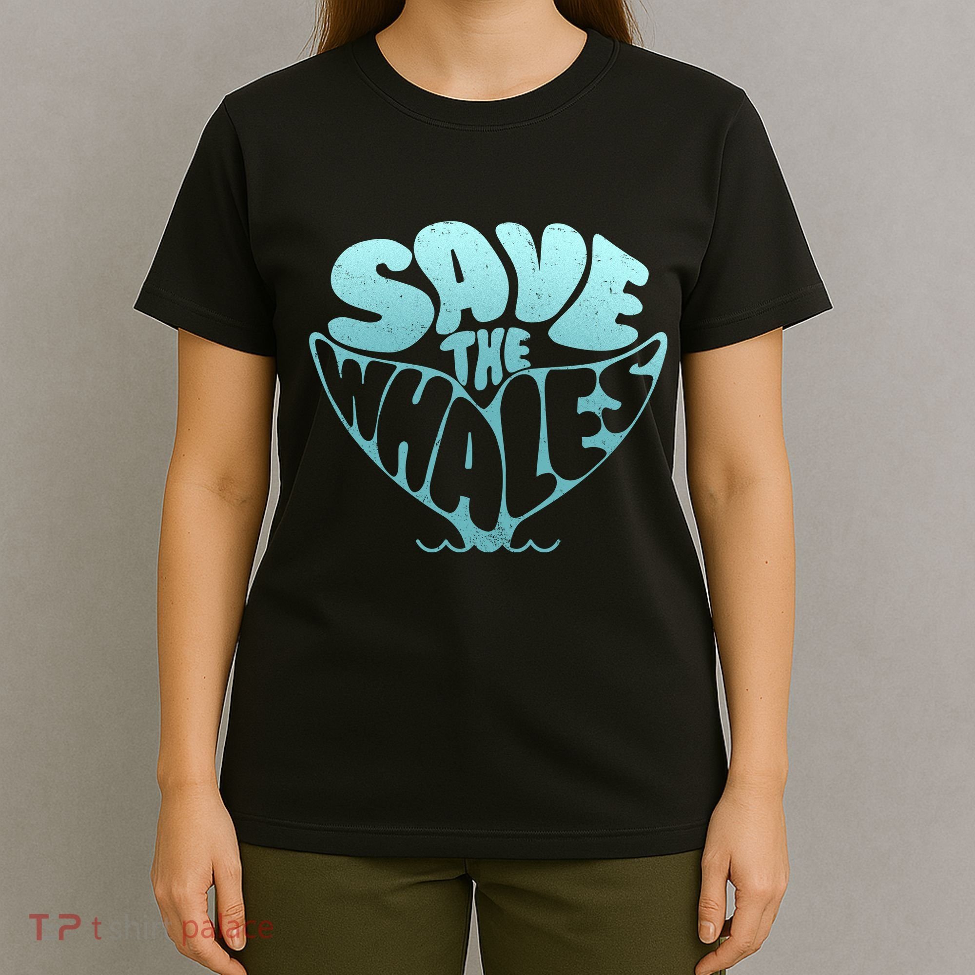 Whale Tail Save The Whales T-Shirt