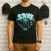 Whale Tail Save The Whales T-Shirt thumb 6