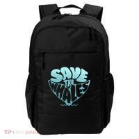 Whale Tail Save The Whales Backpack thumb 0