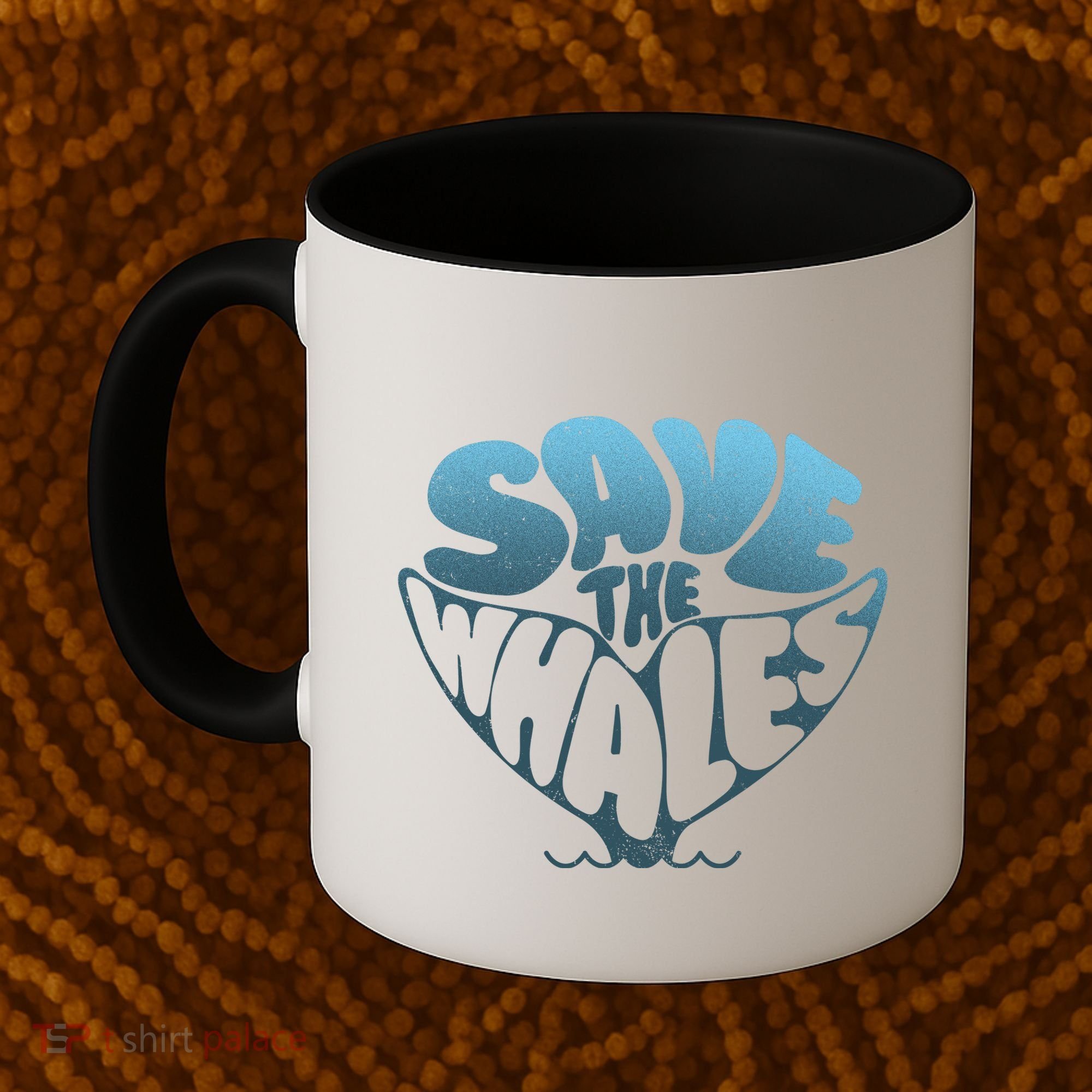 Whale Tail Save The Whales Coffee Mug