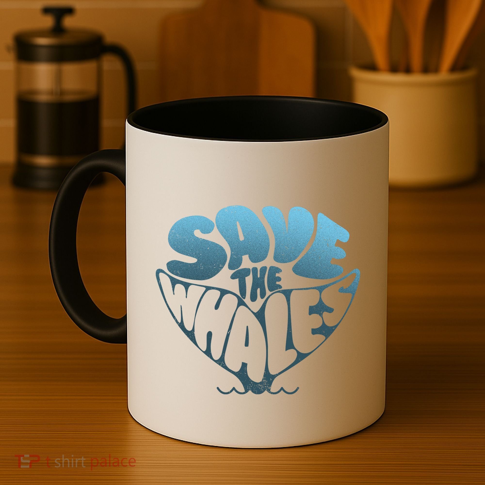 Whale Tail Save The Whales Coffee Mug