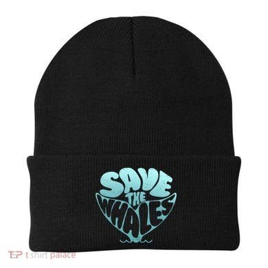 Whale Tail Save The Whales Beanie