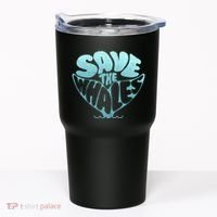 Whale Tail Save The Whales Tumbler thumb 0