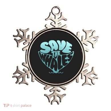 Whale Tail Save The Whales Ornament