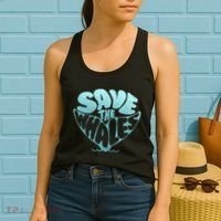 Whale Tail Save The Whales Women's Tank Top thumb 2