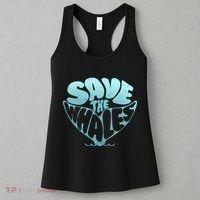 Whale Tail Save The Whales Women's Tank Top thumb 3