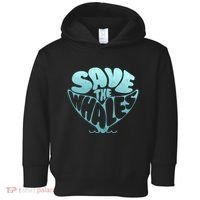 Whale Tail Save The Whales Toddler Hoodie thumb 0