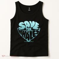 Whale Tail Save The Whales Tank Top thumb 2