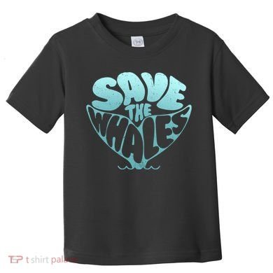 Whale Tail Save The Whales Toddler T-Shirt