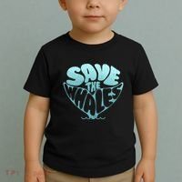 Whale Tail Save The Whales Toddler T-Shirt thumb 2